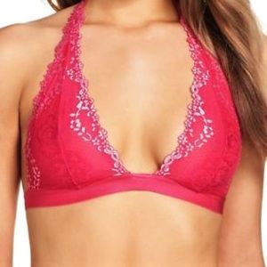 BNWT Free People Elle Crossdye Halter Bra